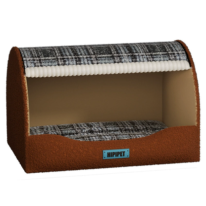 Large Size Cave Style Cozy Winter Dog Bed Warming Cat