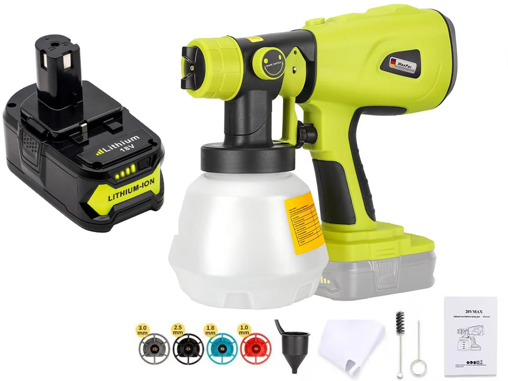 Cordless Paint Spray Gun for Ryobi Battery