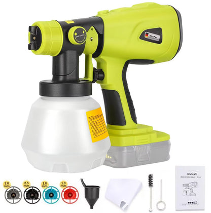 Cordless Paint Spray Gun for Ryobi Battery