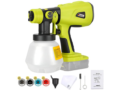 Cordless Paint Spray Gun for Ryobi Battery