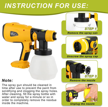 Cordless High Pressure Spray Gun Paint Sprayer