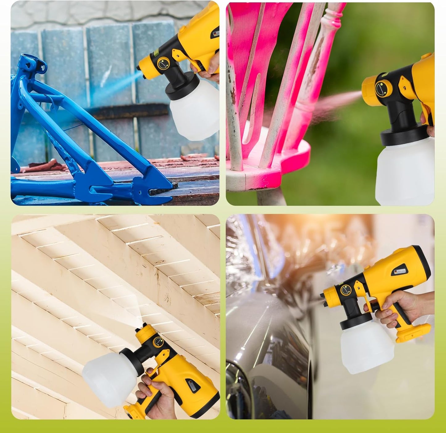 Cordless High Pressure Spray Gun Paint Sprayer