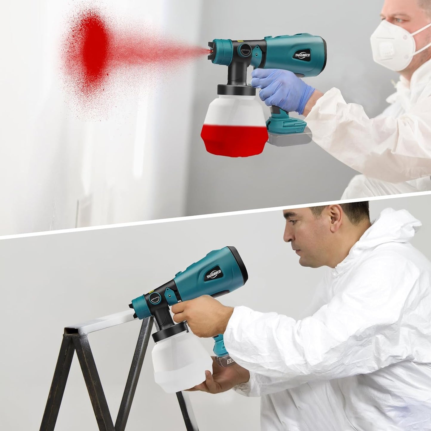 Cordless High Pressure Spray Gun Paint Sprayer