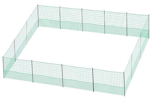 50M Chicken Fence Hen Poultry Coop Farm Runs Mesh Cage Net Habitat Safe House Pen