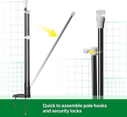 50M Chicken Fence Hen Poultry Coop Farm Runs Mesh Cage Net Habitat Safe House Pen