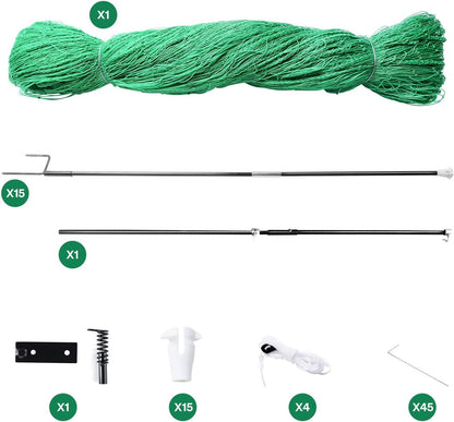 50M Chicken Fence Hen Poultry Coop Farm Runs Mesh Cage Net Habitat Safe House Pen