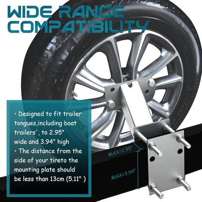 Trailer Wheel Bracket Spare Tire Carrier