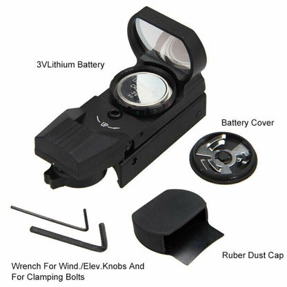 Red Green Dot Sight Tactical Holo 4 Reticle