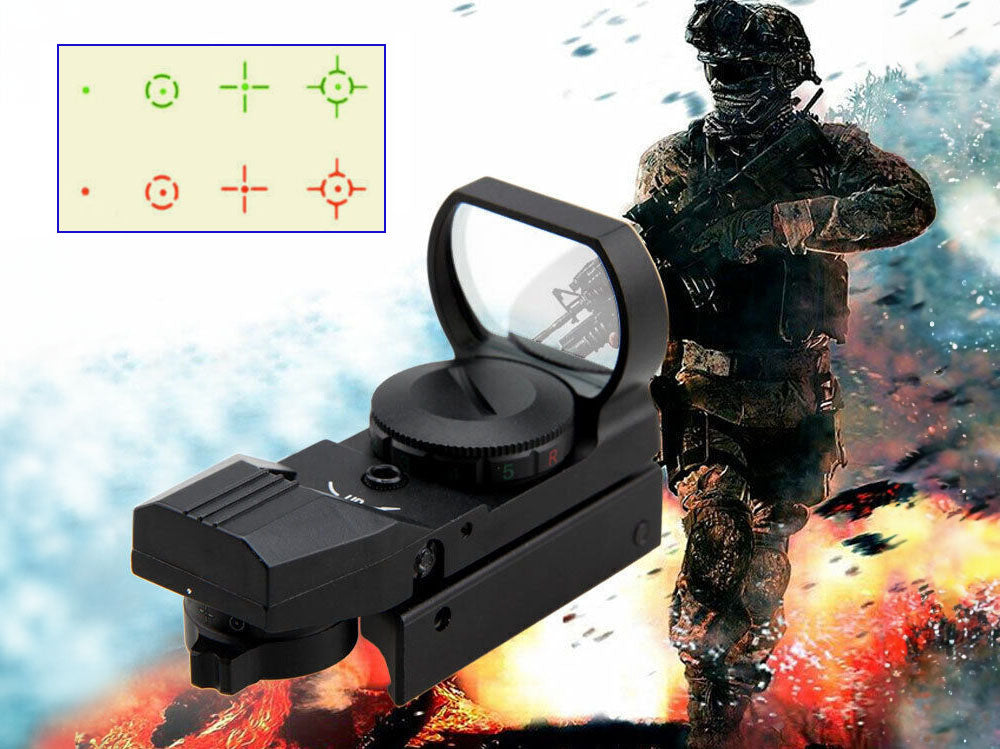 Red Green Dot Sight Tactical Holo 4 Reticle