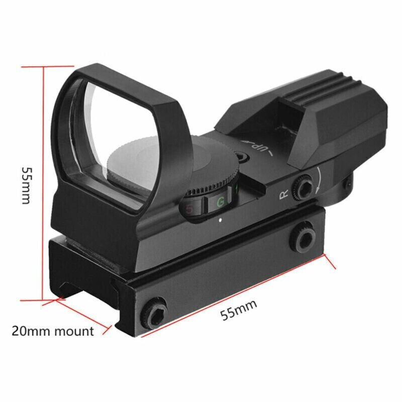 Red Green Dot Sight Tactical Holo 4 Reticle