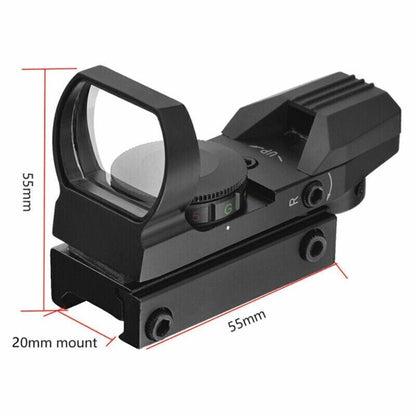 Red Green Dot Sight Tactical Holo 4 Reticle