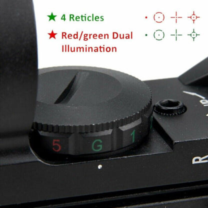 Red Green Dot Sight Tactical Holo 4 Reticle