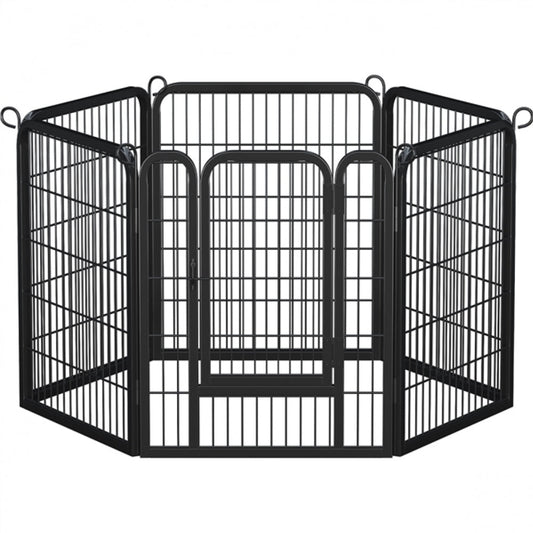Steel Dog Cat Exercise Barrier Outdoor Indoor Fence