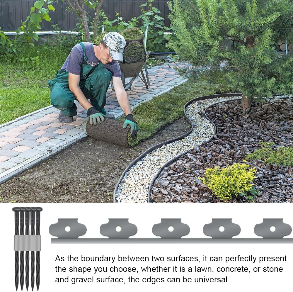 Garden Lawn Edging Landscape Edging 10Mx2PCS