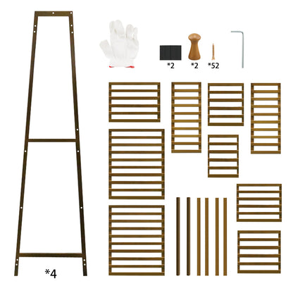 Bamboo Wardrobe Clothes Rack