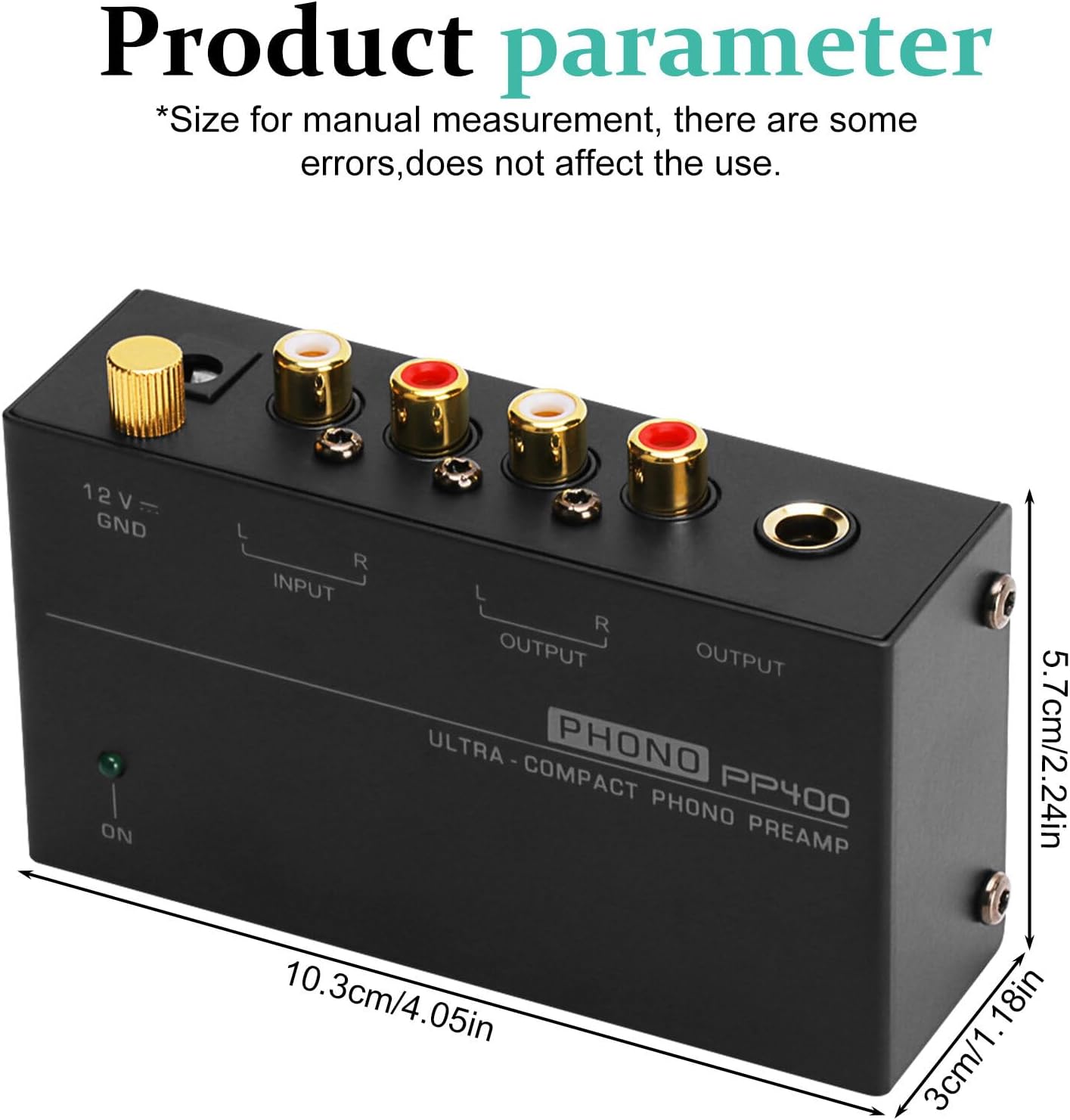 Phono Preamp For Turntable PP400