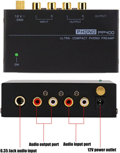 Phono Preamp For Turntable PP400