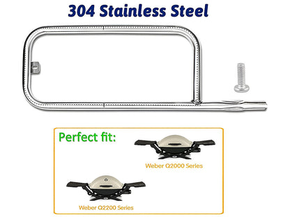 Grill Replacement Burner for Weber Q200 Q220 Q2000 Q2200 Series 2043401