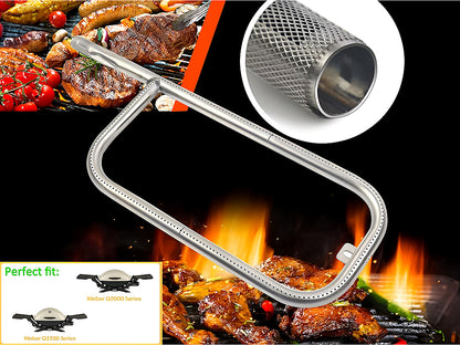 Grill Replacement Burner for Weber Q200 Q220 Q2000 Q2200 Series 2043401