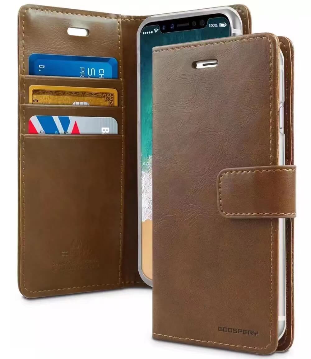 Mercury Blue Moon Diary Shockproof Leather Wallet Compatible with iPhone 6 Case