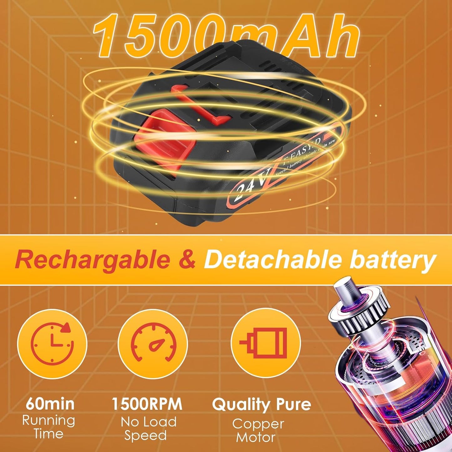 Hedge Trimmer Cordless Lawn Mower 2 in 1