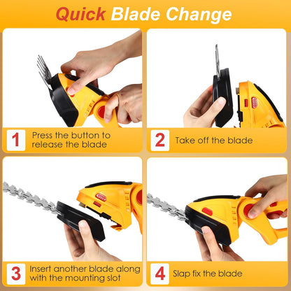 Hedge Trimmer Cordless Lawn Mower 2 in 1