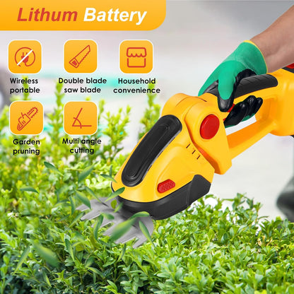 Hedge Trimmer Cordless Lawn Mower 2 in 1