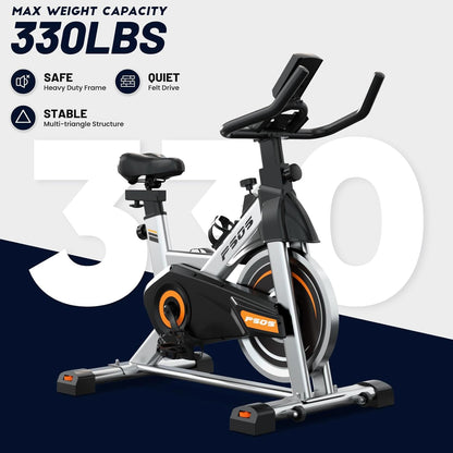Adjustable Exercise Bike Spin Bike Heavy Duty