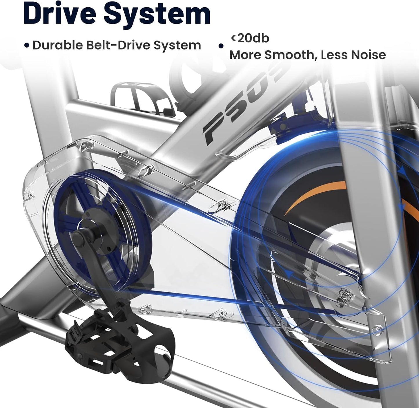 Adjustable Exercise Bike Spin Bike Heavy Duty