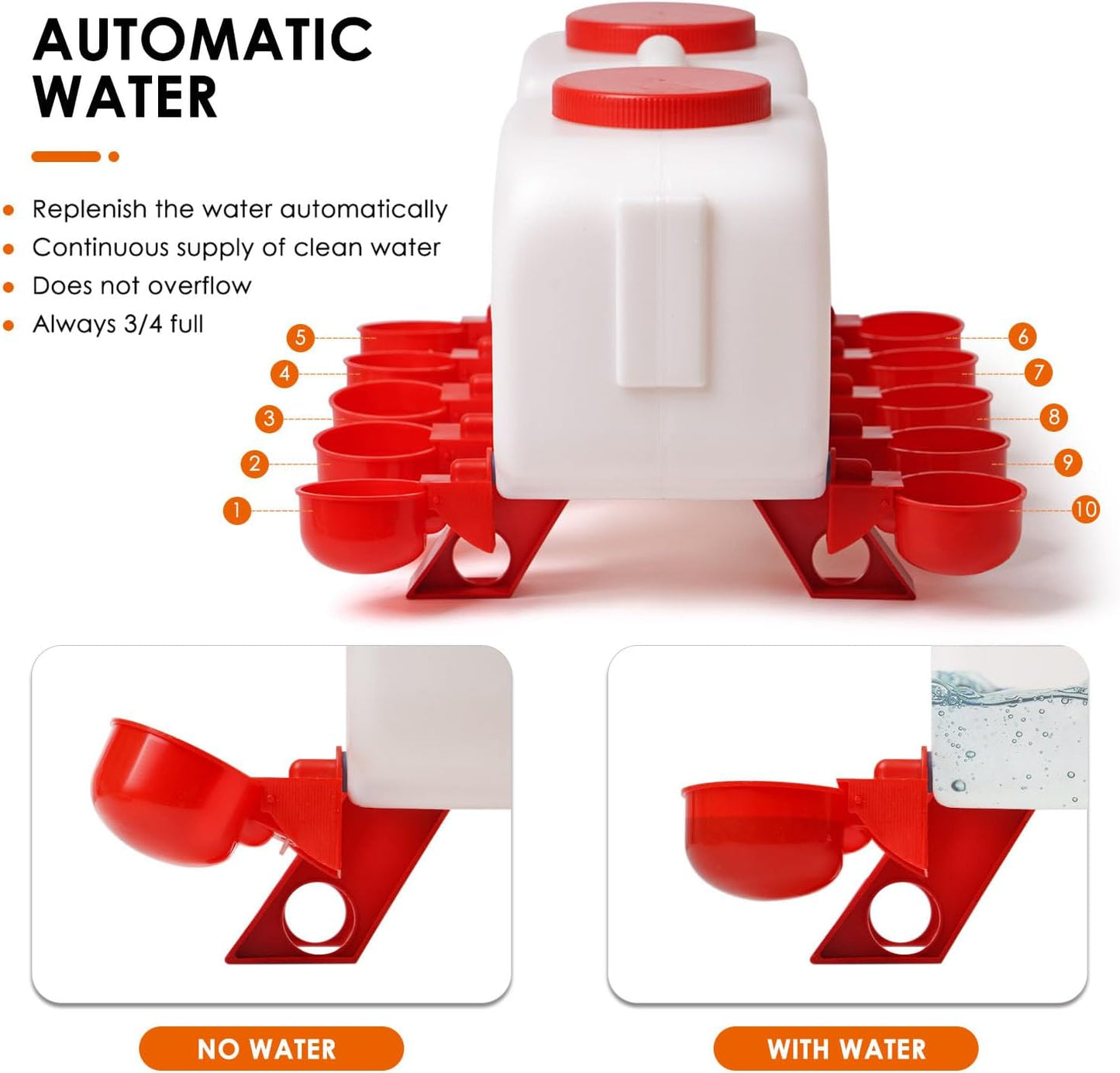 Chicken Water Feeder 10L