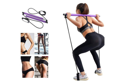 Pilates Bar Kit with Resistance Band