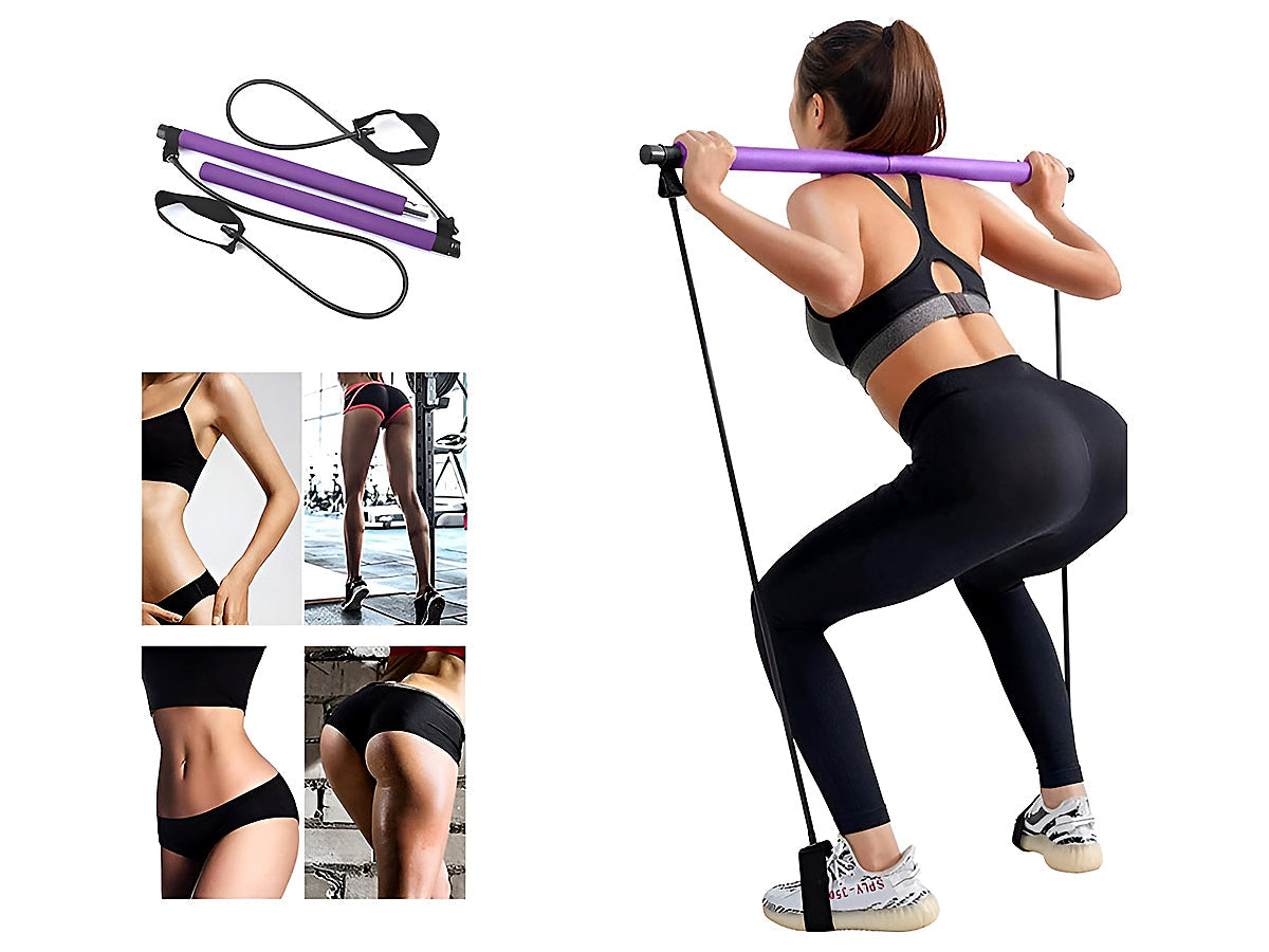 Pilates Bar Kit with Resistance Band