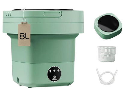 Washing Machine 8L Portable Foldable Collapsible Laundry Bucket