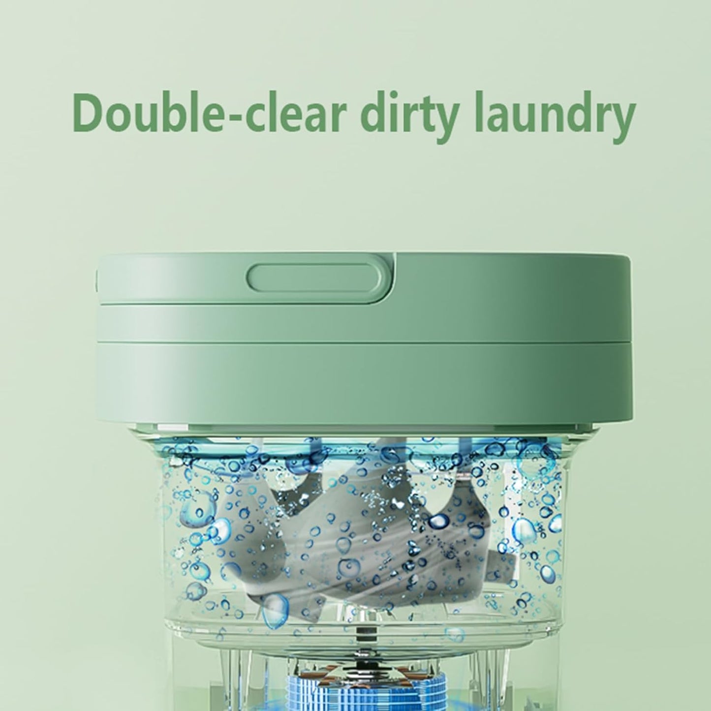 Washing Machine 8L Portable Foldable Collapsible Laundry Bucket