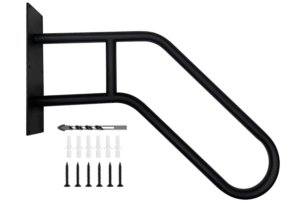 Outdoor Wall Hand Railing Handrail Outdoor Black