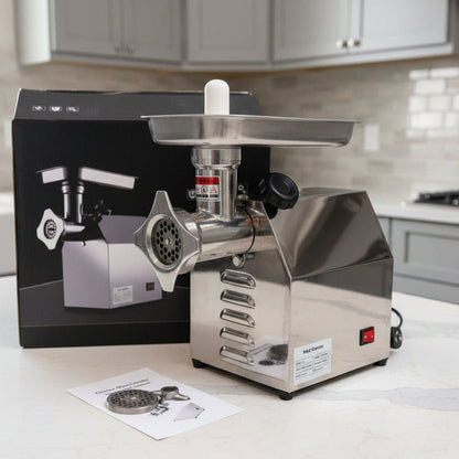 Stainless Steel Meat Mincer Grinder Sausage Make 170KG/H