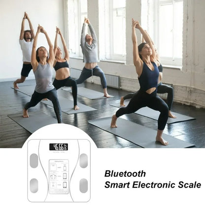 Digital Bathroom Scale Body Weight Scale White