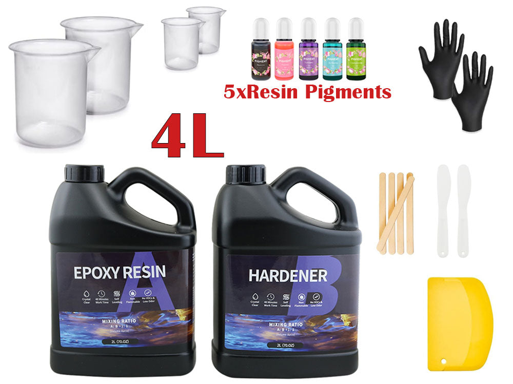 Epoxy Resin 1:1  4 Liter Kit