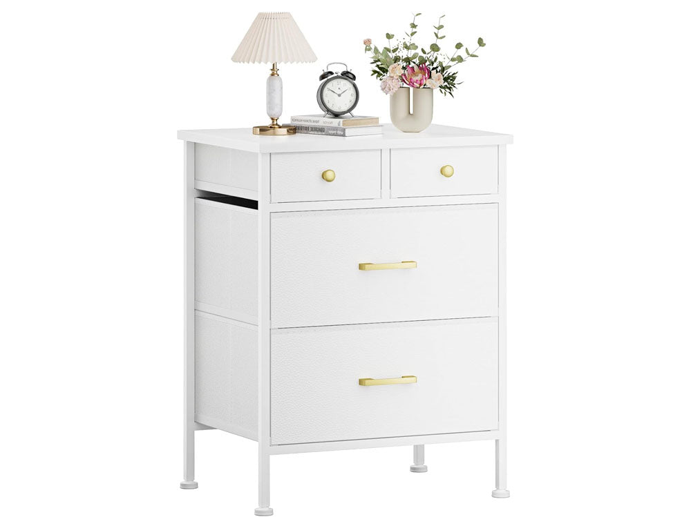 Storage Cabinet White  4 drawers