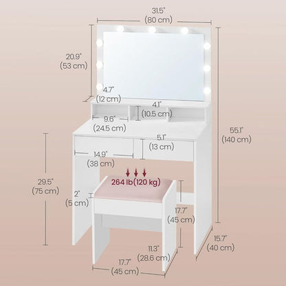 Dressing table with Stool