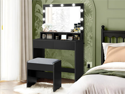 Dressing table with LED Mirror