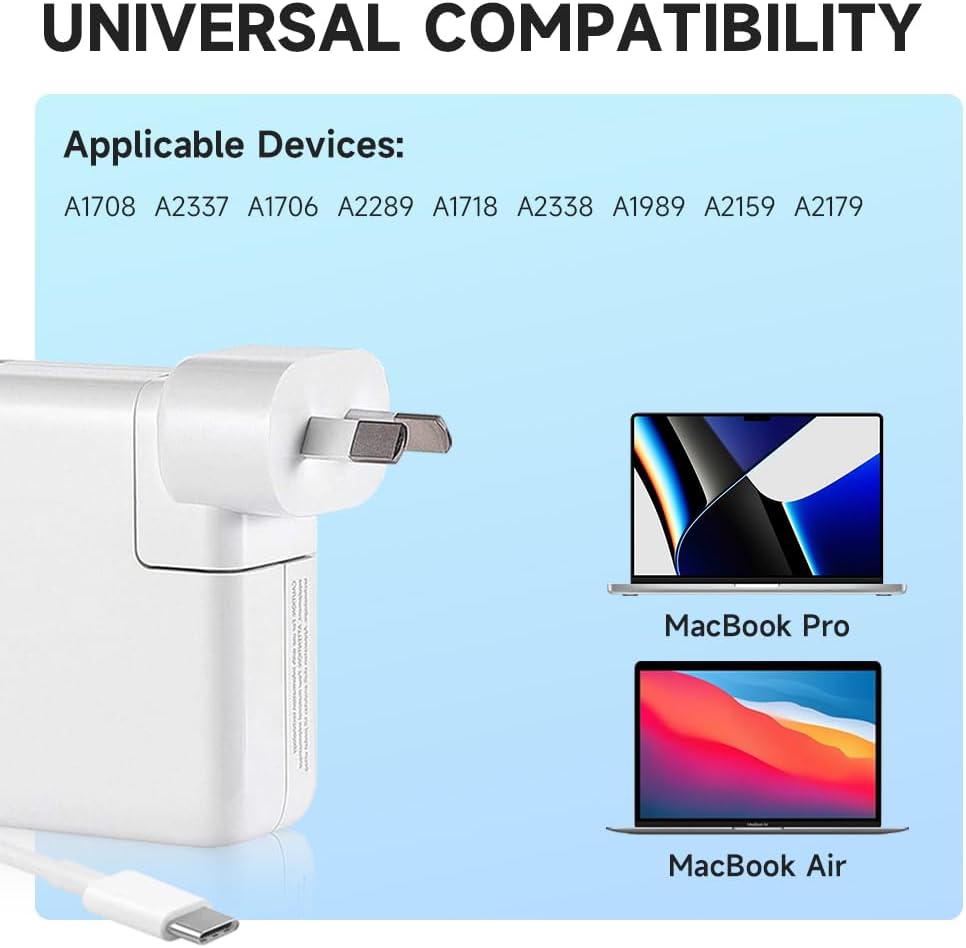 Replacement MacBook Charger 61W USB C