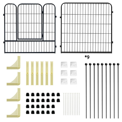 Pet Play Pen Dog Playpen Dog Fence 10 Panels