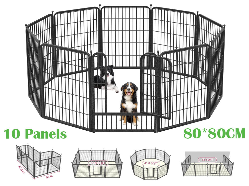 Pet Play Pen Dog Playpen Dog Fence 10 Panels