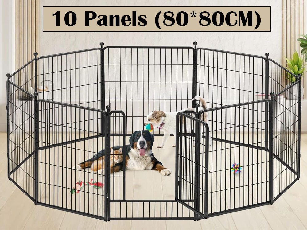 Pet Play Pen Dog Playpen Dog Fence 10 Panels