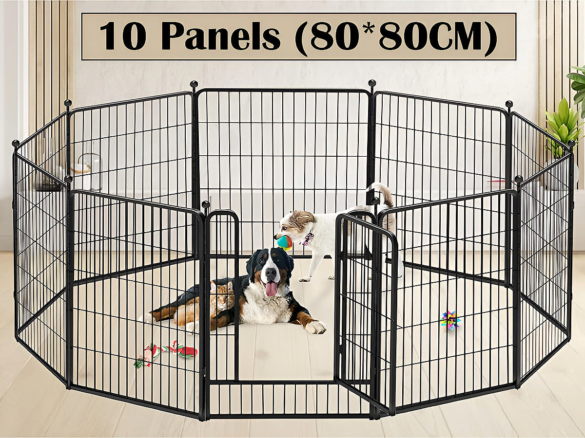 Pet Play Pen Dog Playpen Dog Fence 10 Panels