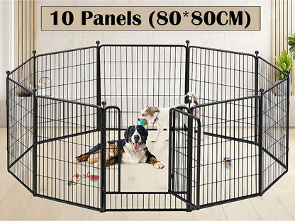 Pet Play Pen Dog Playpen Dog Fence 10 Panels