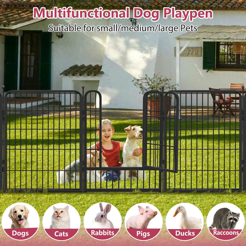 Pet Play Pen Dog Playpen Dog Fence 10 Panels