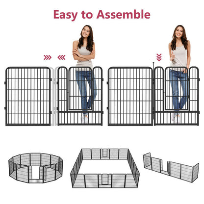 Pet Play Pen Dog Playpen Dog Fence 10 Panels