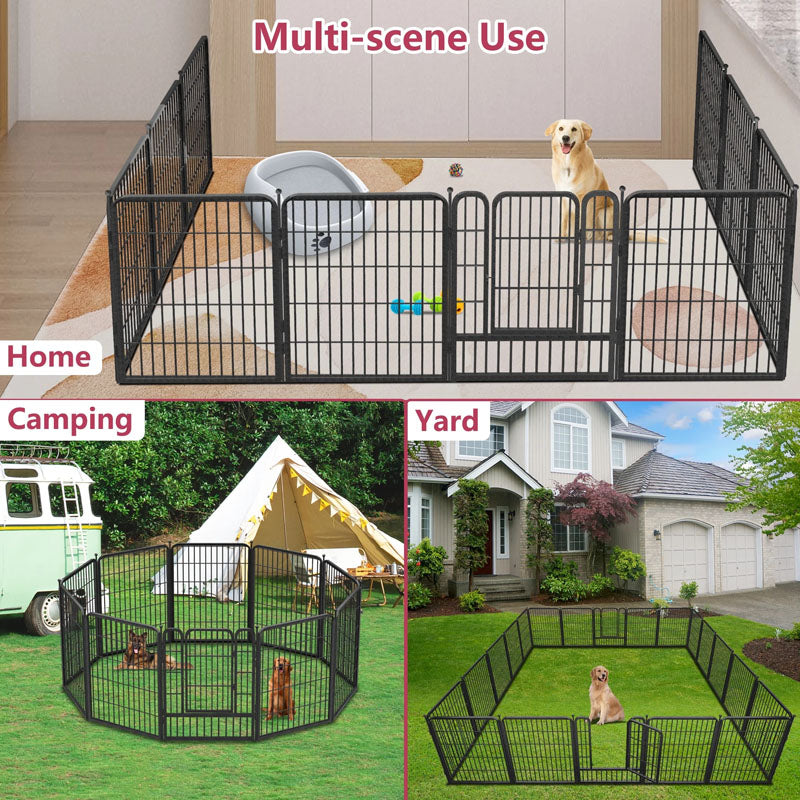 Pet Play Pen Dog Playpen Dog Fence 10 Panels